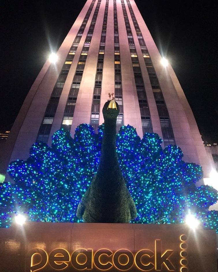 NBC Peacock Streaming Service - Rockefeller Center